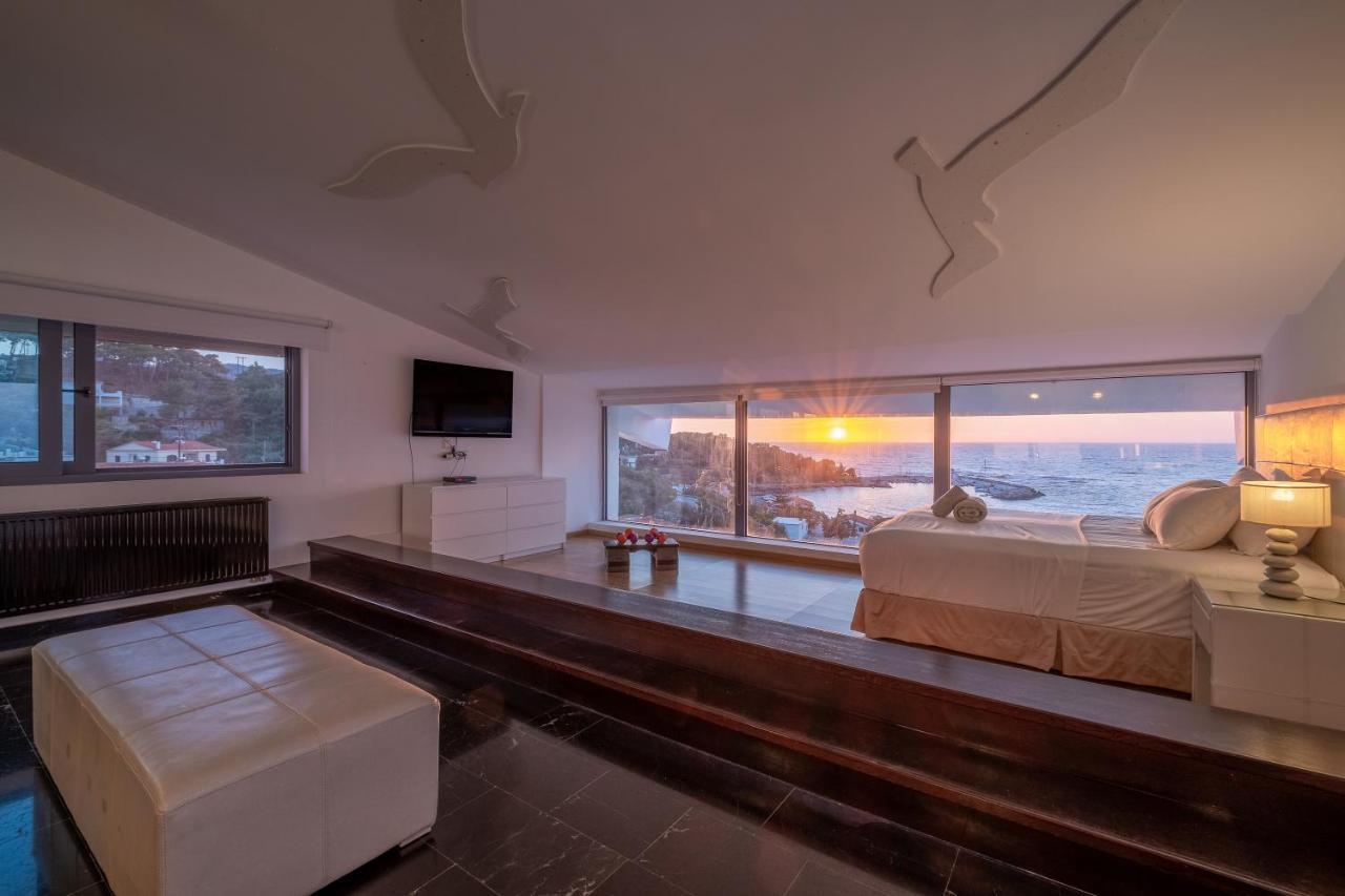 Icarus Luxury Beachfront Villa Gialiskari  Экстерьер фото