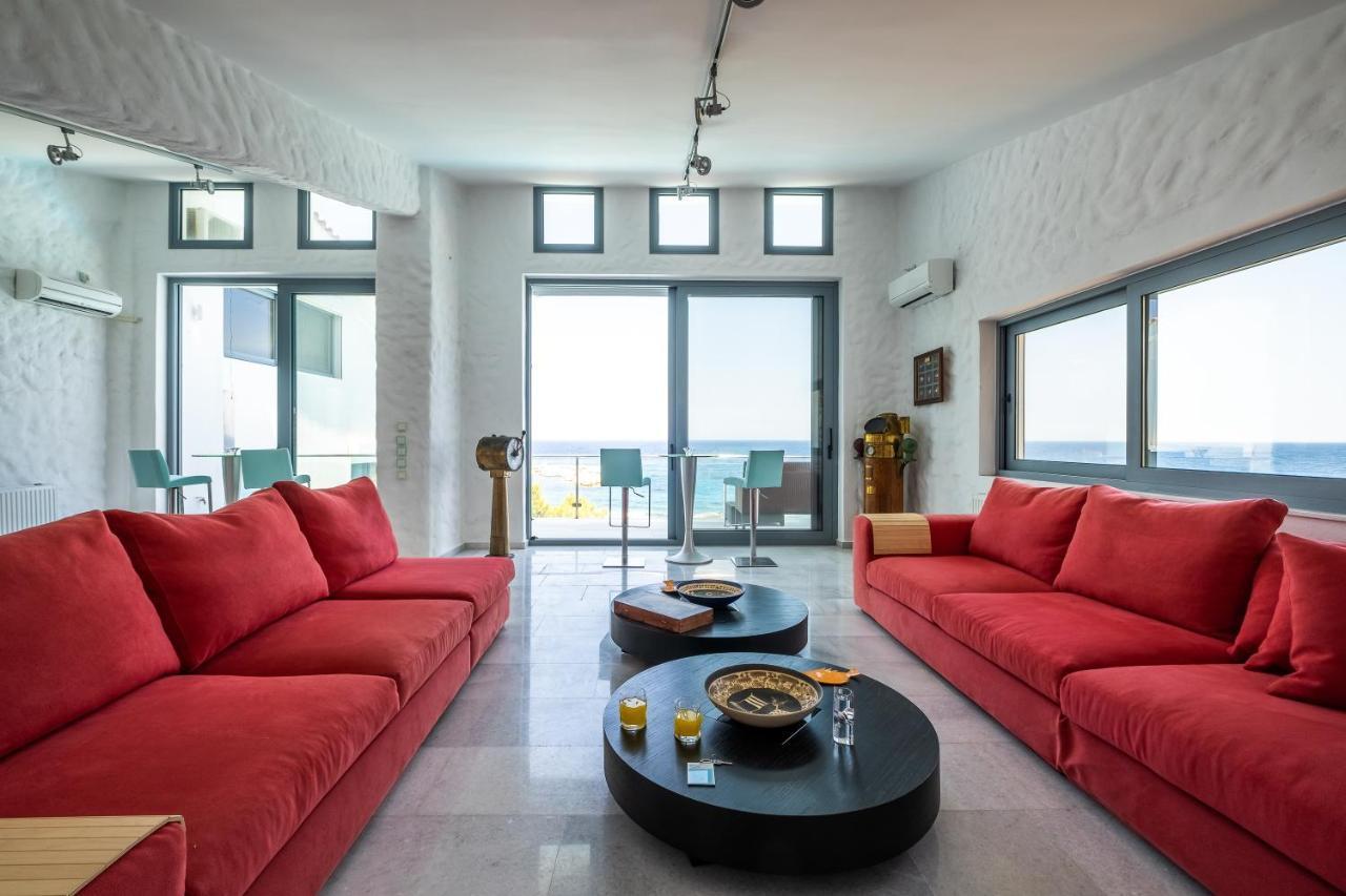 Icarus Luxury Beachfront Villa Gialiskari  Экстерьер фото