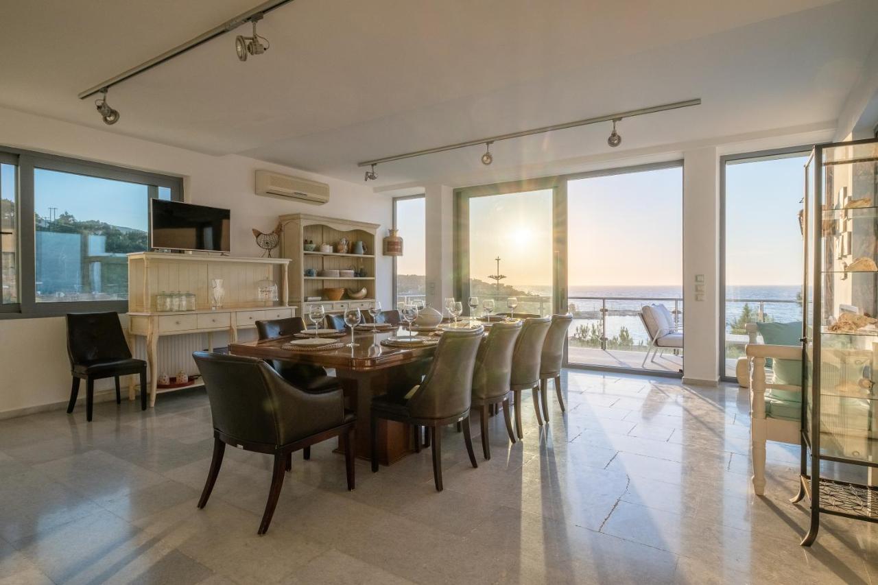 Icarus Luxury Beachfront Villa Gialiskari  Экстерьер фото